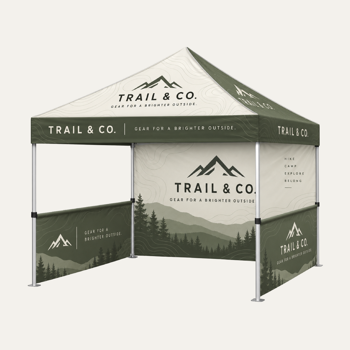 Custom 10' × 10' Event Tent