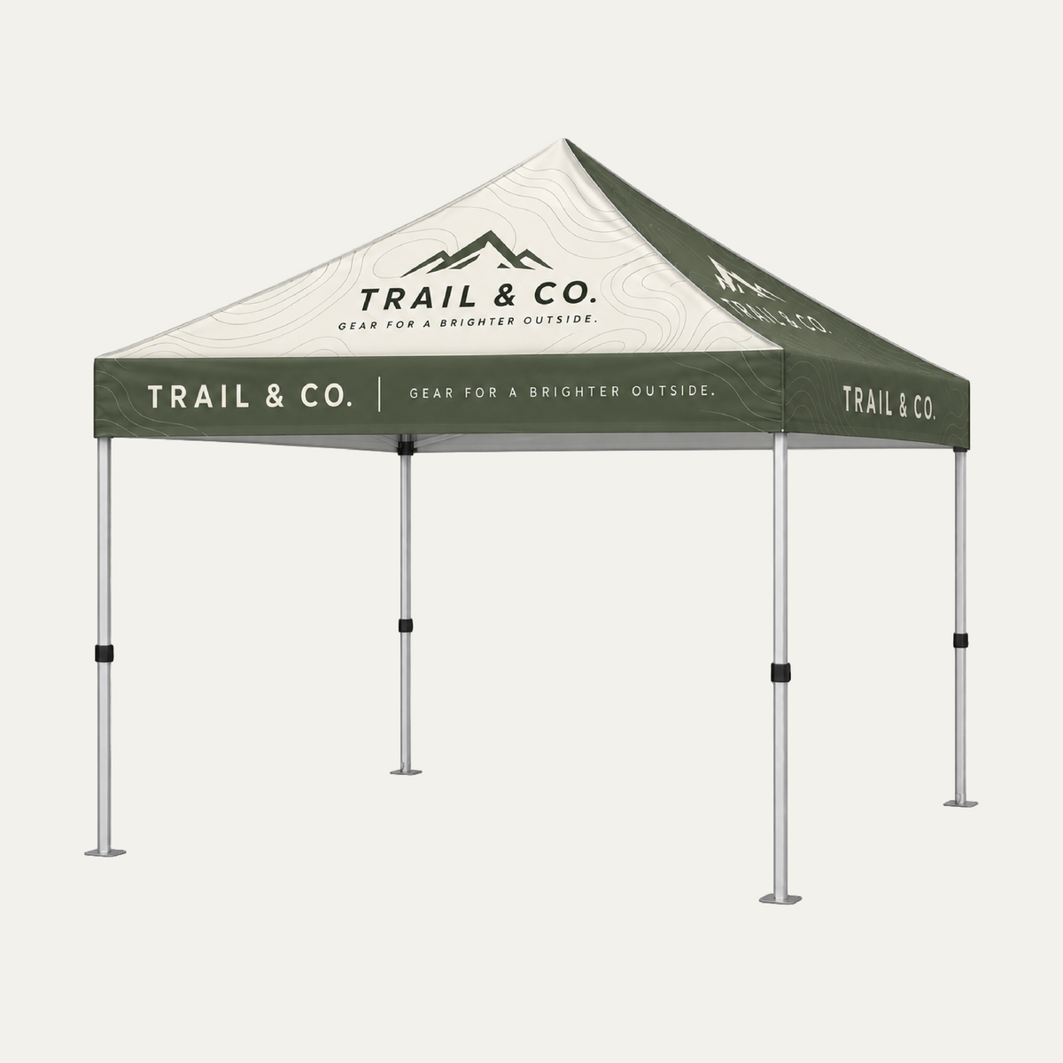 Custom 10' × 10' Event Tent
