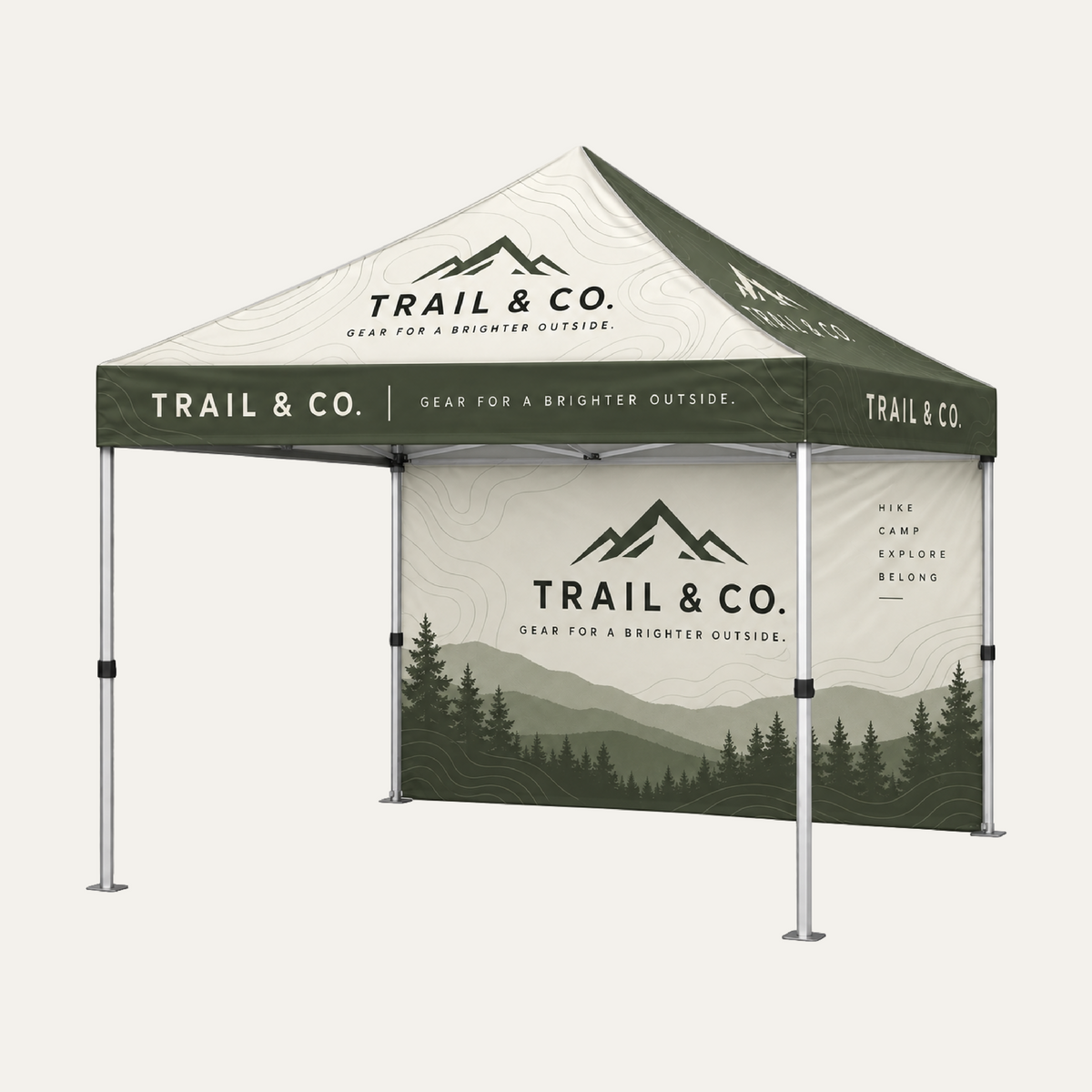 Custom 10' × 10' Event Tent