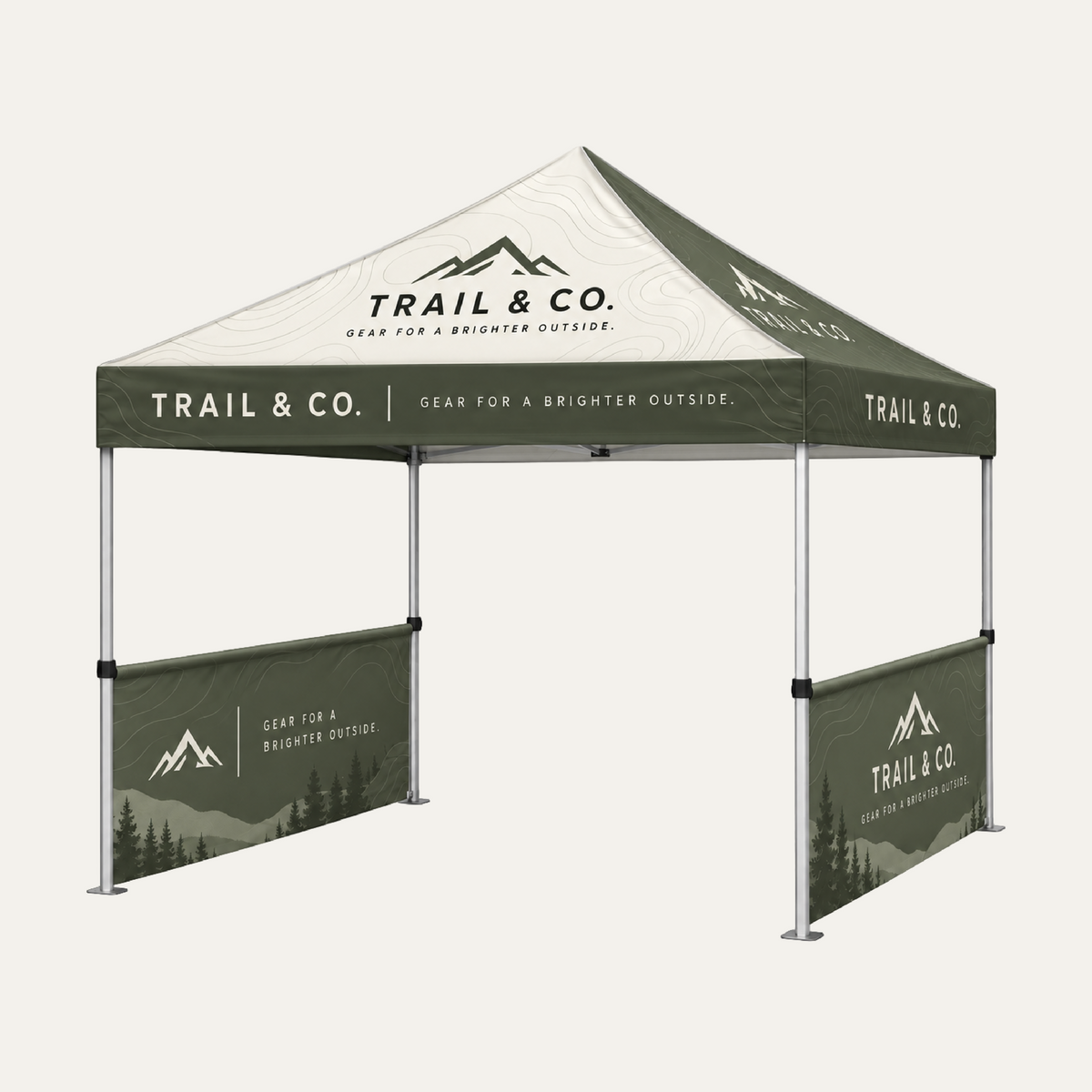 Custom 10' × 10' Event Tent